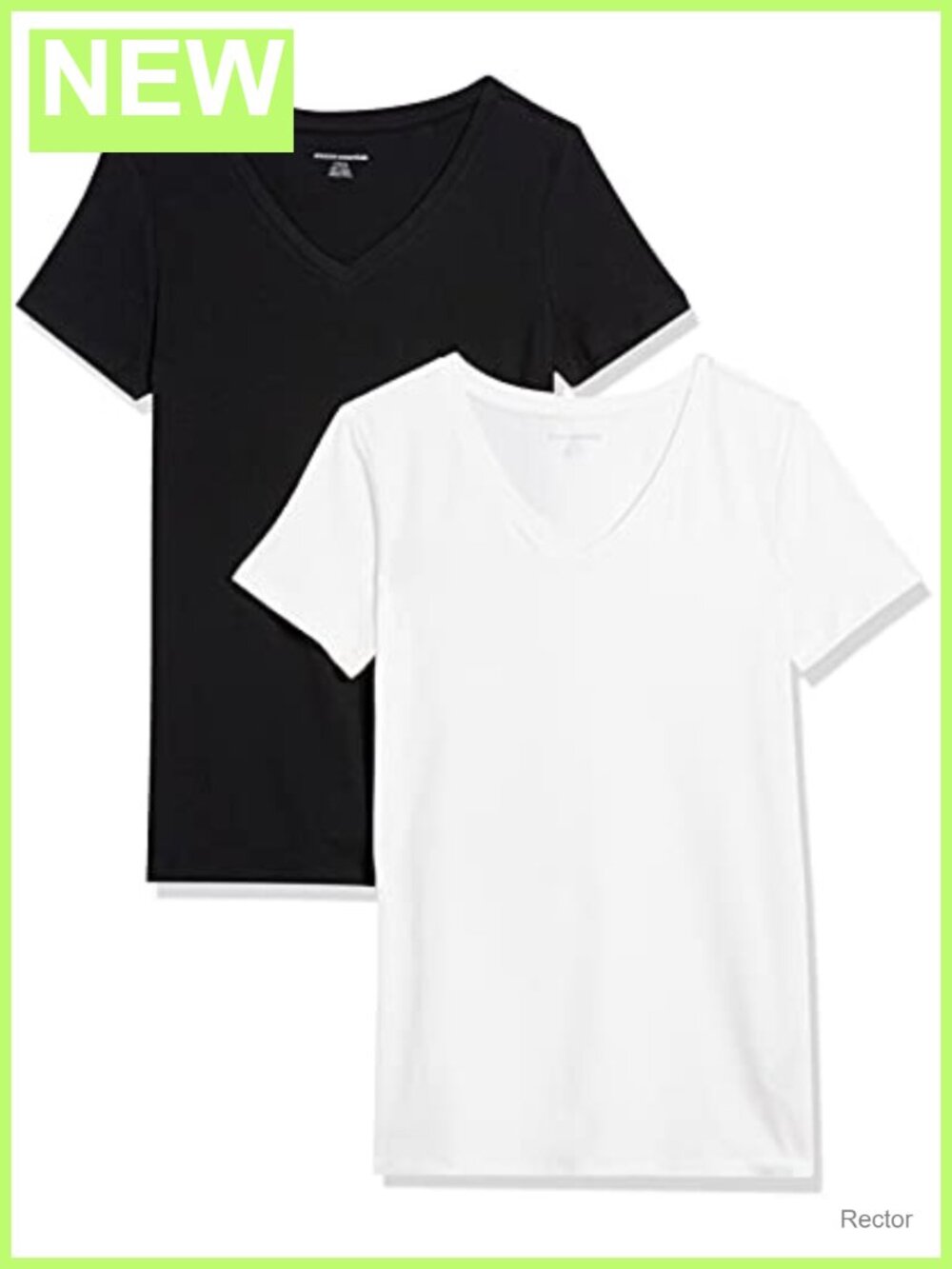 Women's Regular Fit V-Neck Short Sleeve Cotton Modal Tee